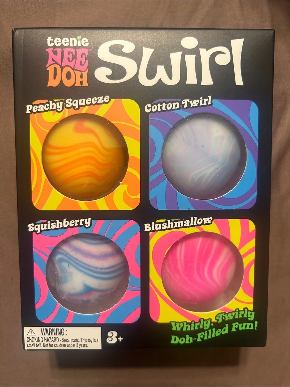 Swirl Kids One-Piece Squeeze Toy Set - Peachy, Cotton, Squishberry, Blushmallow